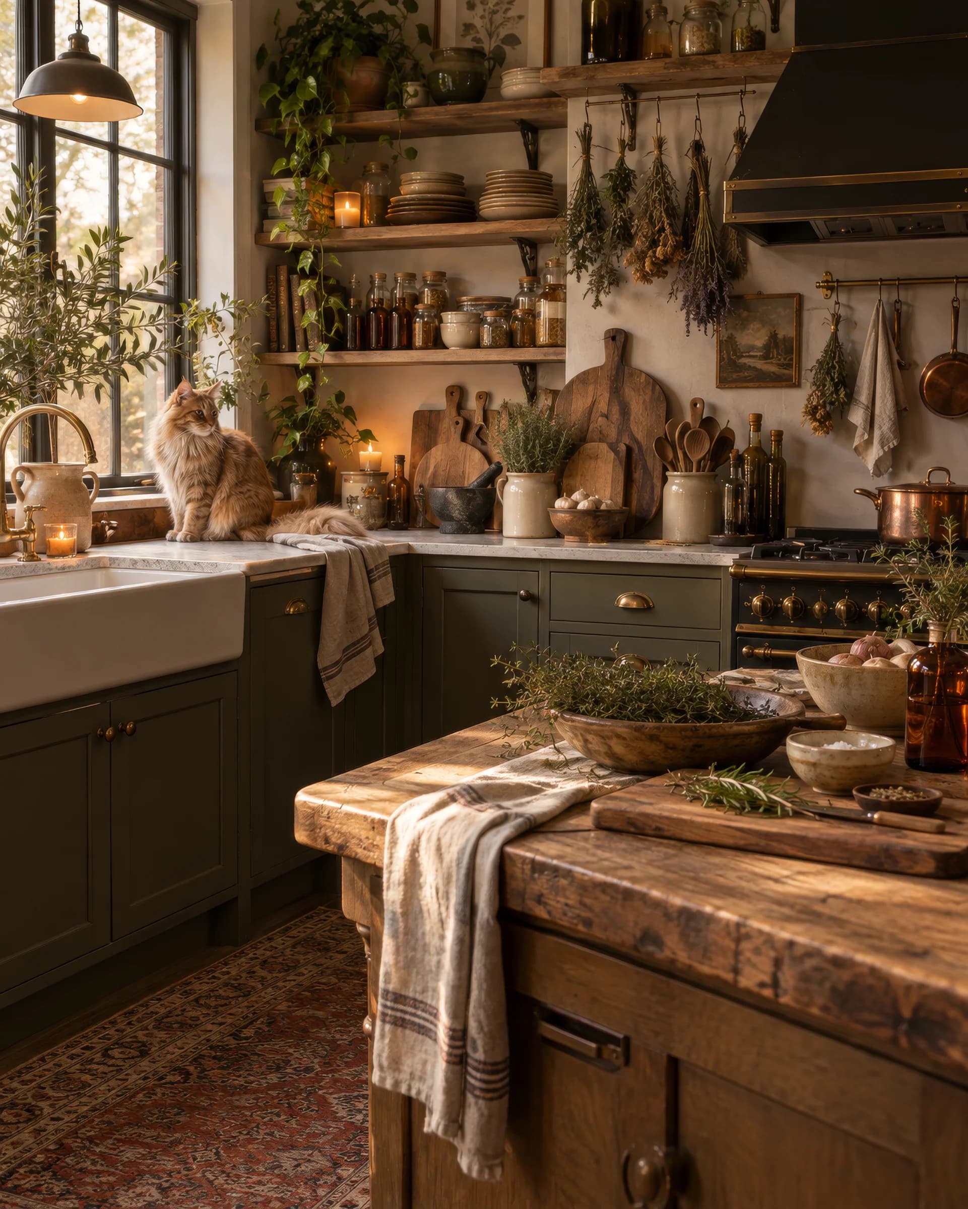 Útulná jesenná kuchyňa | Kitchen Witch interior — Kuchyňa